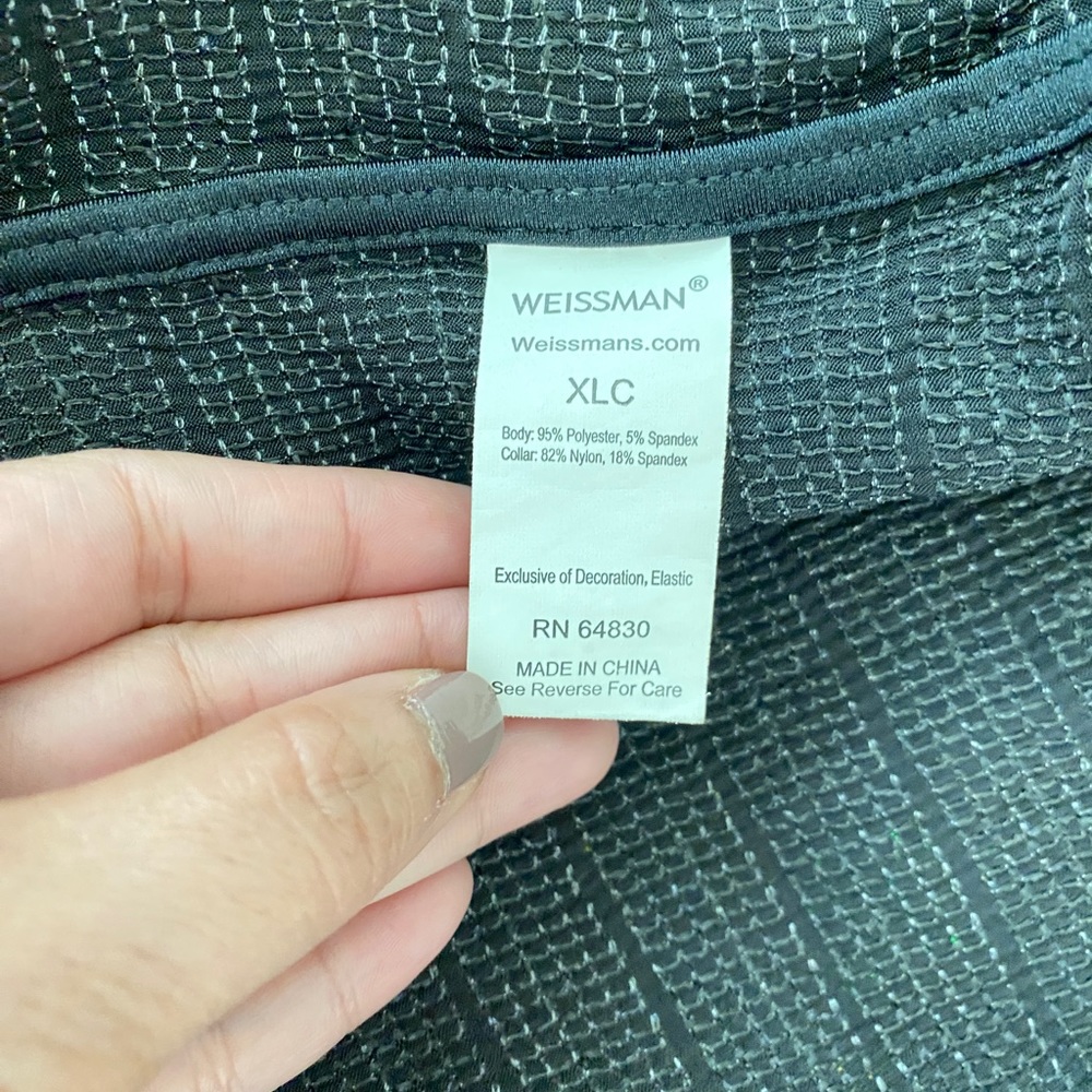 Weissman Multi Colored Sequined Vest Xlc - image 4